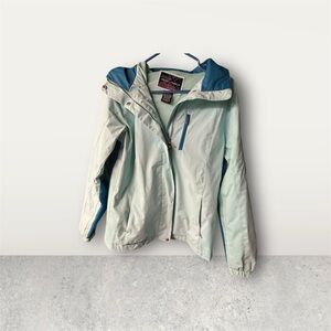 ZeroXposur Women's Ski Jacket - Light Blue and Teal